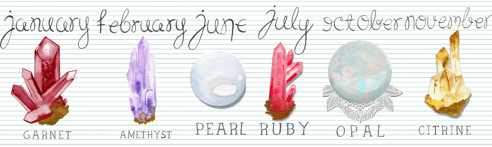 pierre de naissance selon le mois