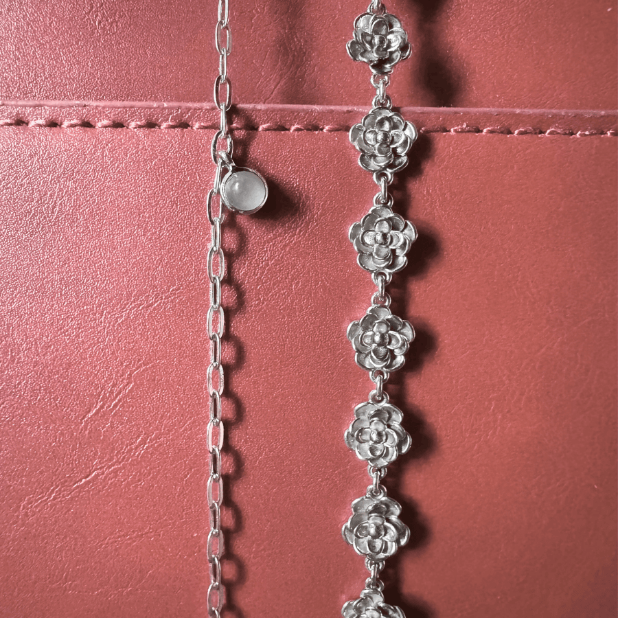 Bracelet-femme-argent-l-élégance-autour-du-poignet Séléne Céleste