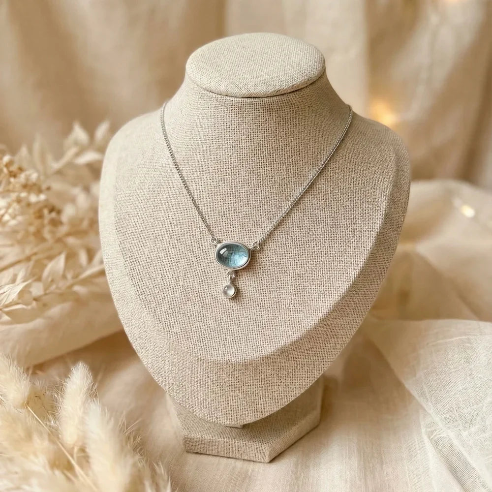 collier en argent pour femme signé Séléne Céleste