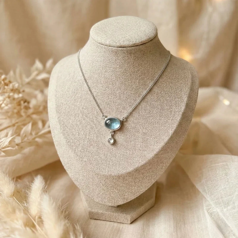 collier en argent pour femme signé Séléne Céleste