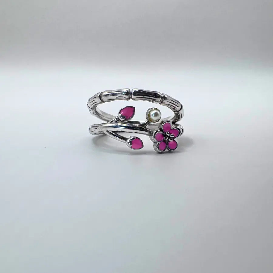 bague argent fantaisie - Hanami 