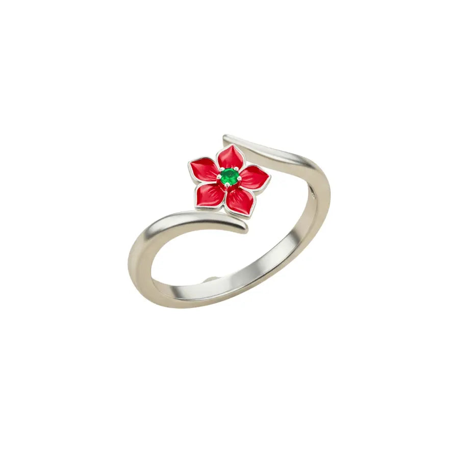 Bague Argent | Fleur de feu