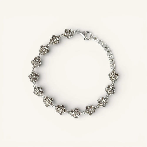 Bracelet en Argent 925 – Caresse du Lotus, vue principale sur fond blanc