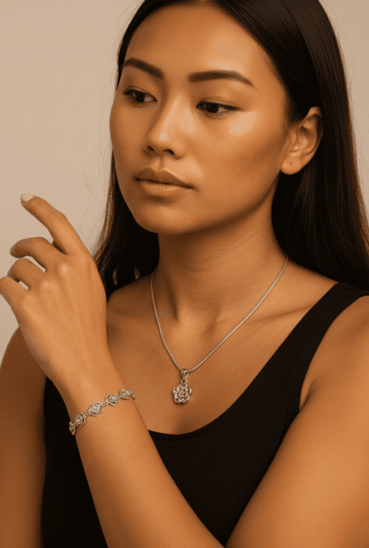 Collier en Argent | Fleur d'Origine Ma boutique