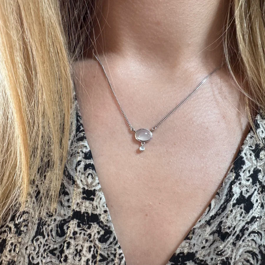collier de la parure complète moonstone